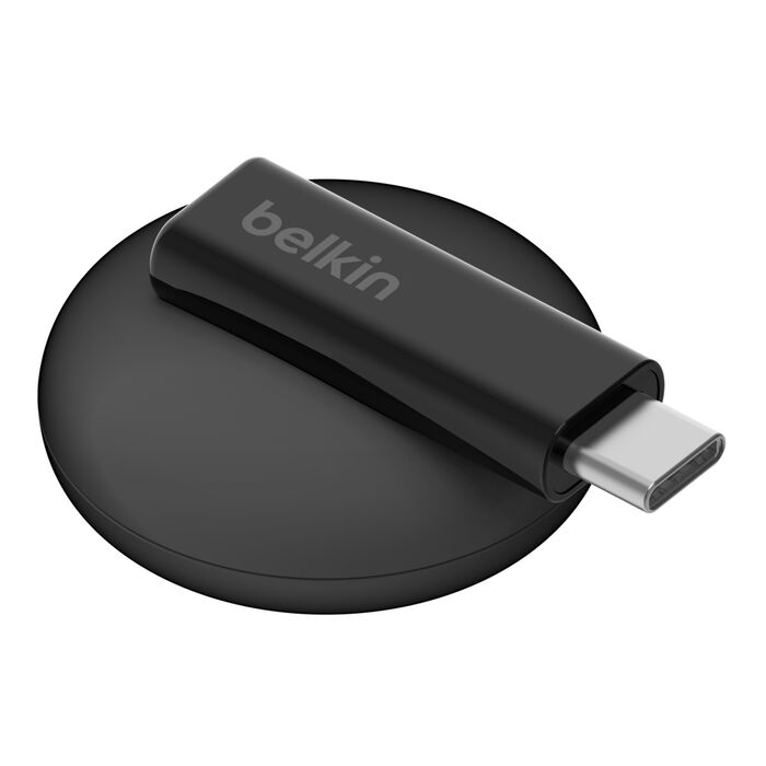 Belkin BoostCharge USB-C Apple Watch Charger, Black
