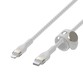 Belkin BOOST↑CHARGE™ Pro Flex USB-C to LIGHTNING Cable (1m)