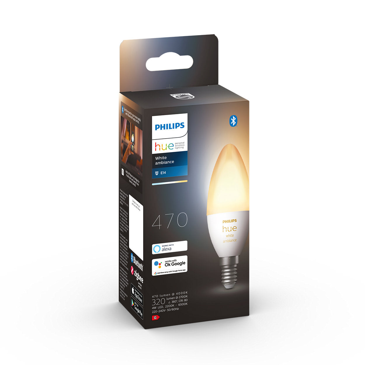 Philips Hue White Ambiance Candle E14