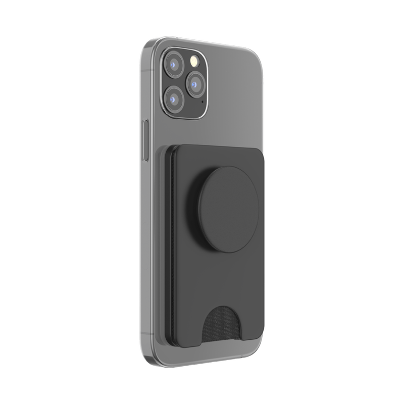 PopSockets PopWallet+ with MagSafe - Black
