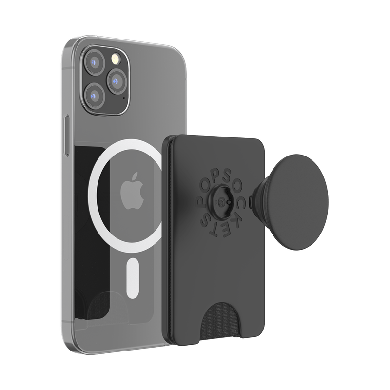 PopSockets PopWallet+ with MagSafe - Black
