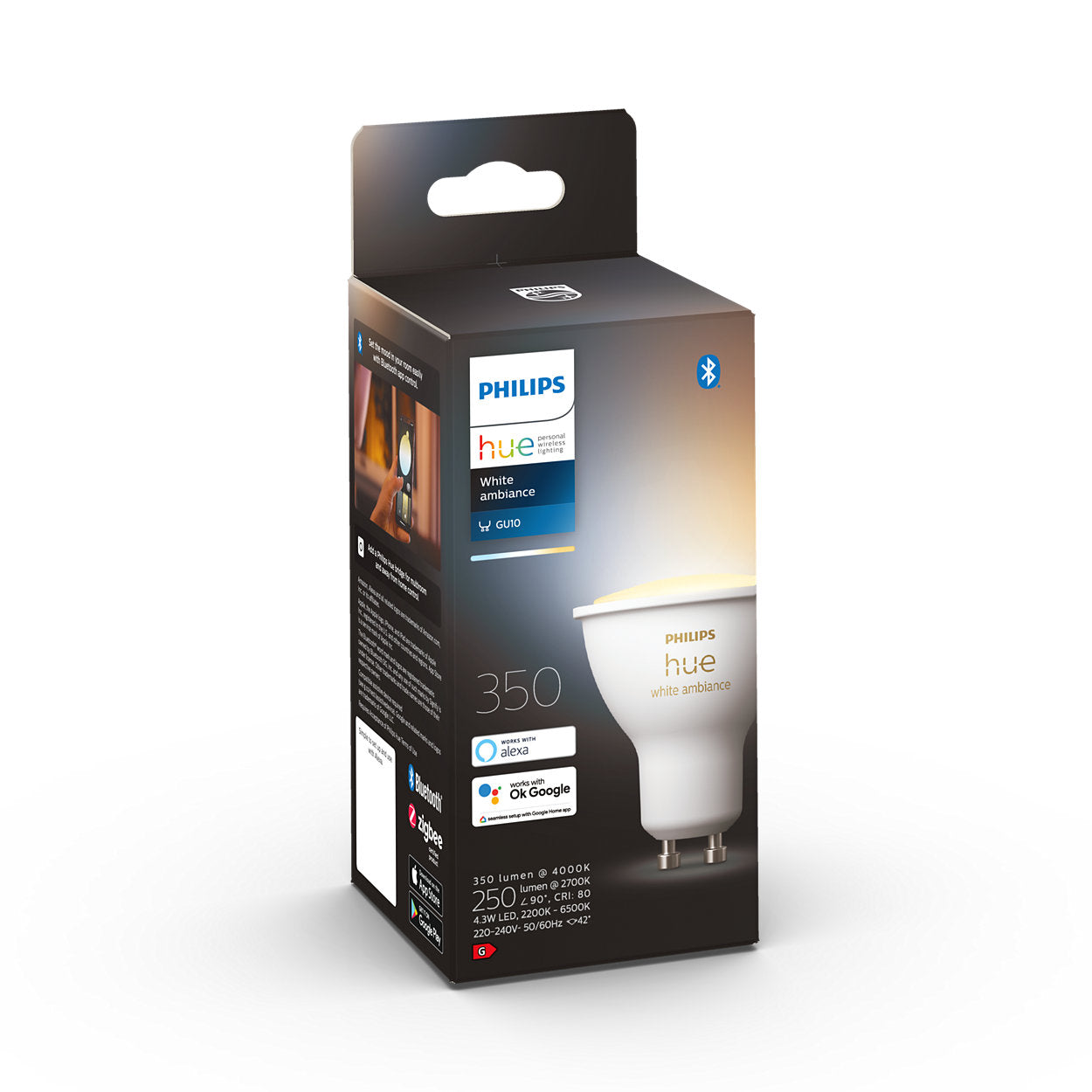 Philips Hue White Ambiance 4.3W GU10 (Bluetooth)