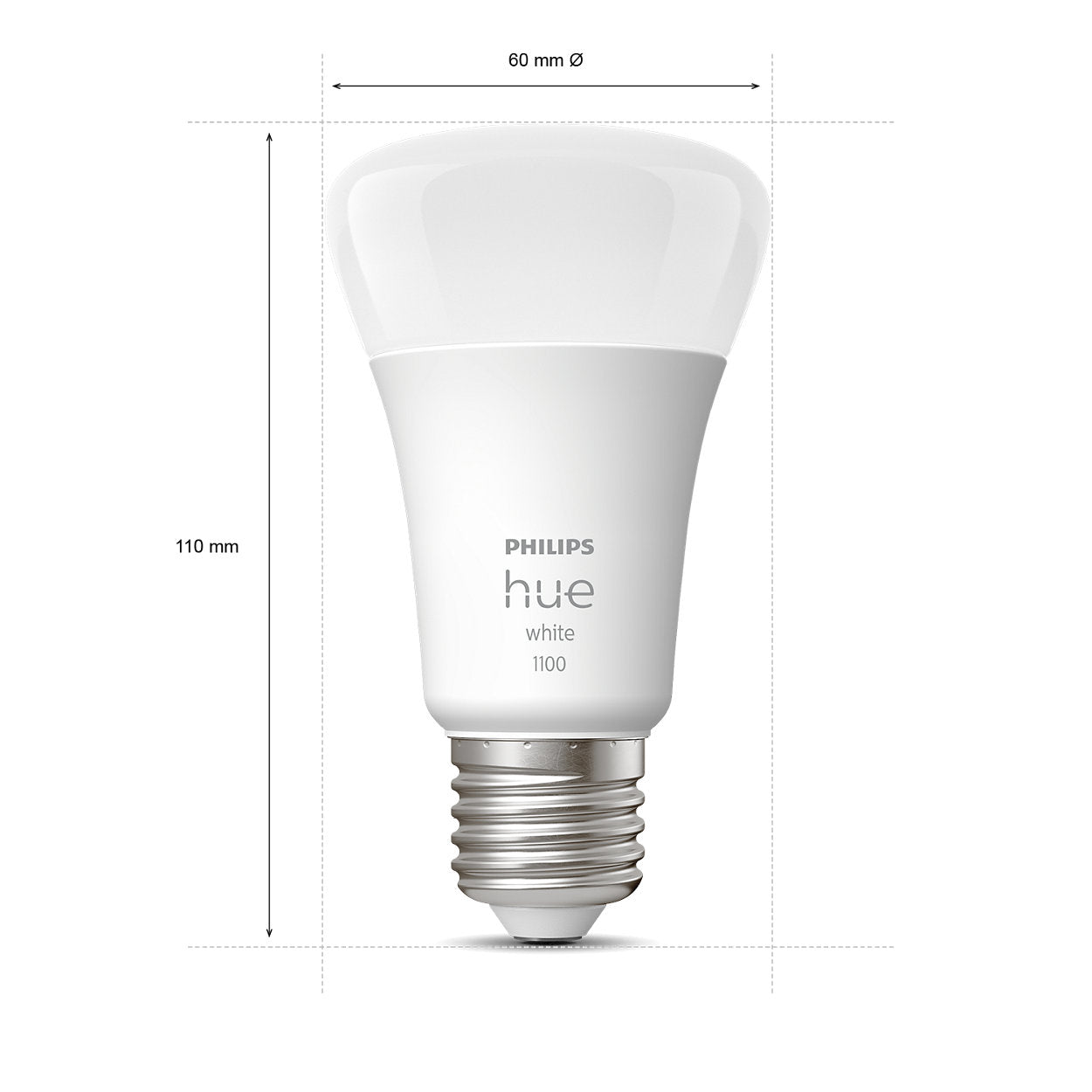 Philips Hue White 9.5W A60 E27 Bulb (Bluetooth)