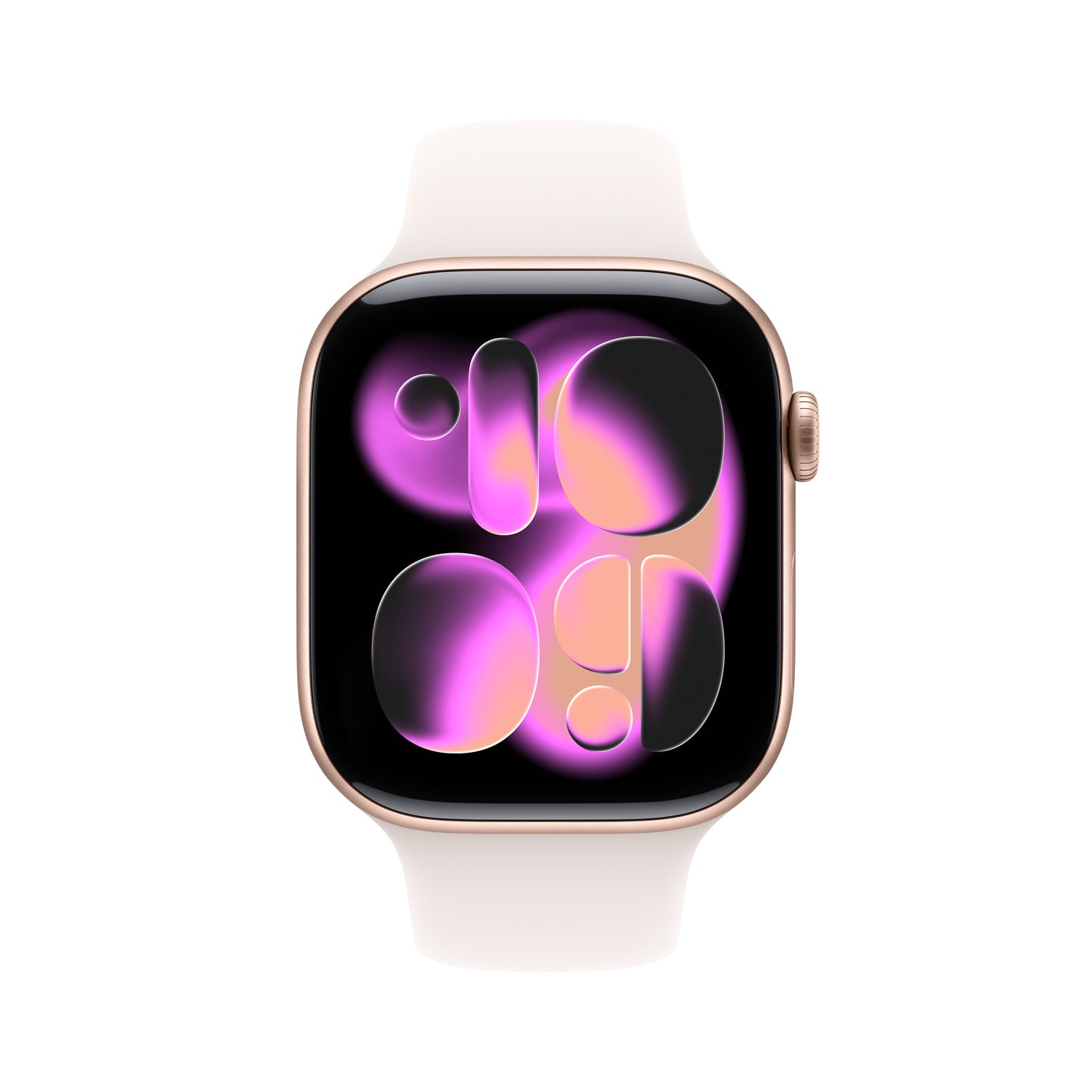 Apple Watch Series 11 GPS 42mm Rose Gold Aluminium Case with Light Blush Sport Band  - S/M