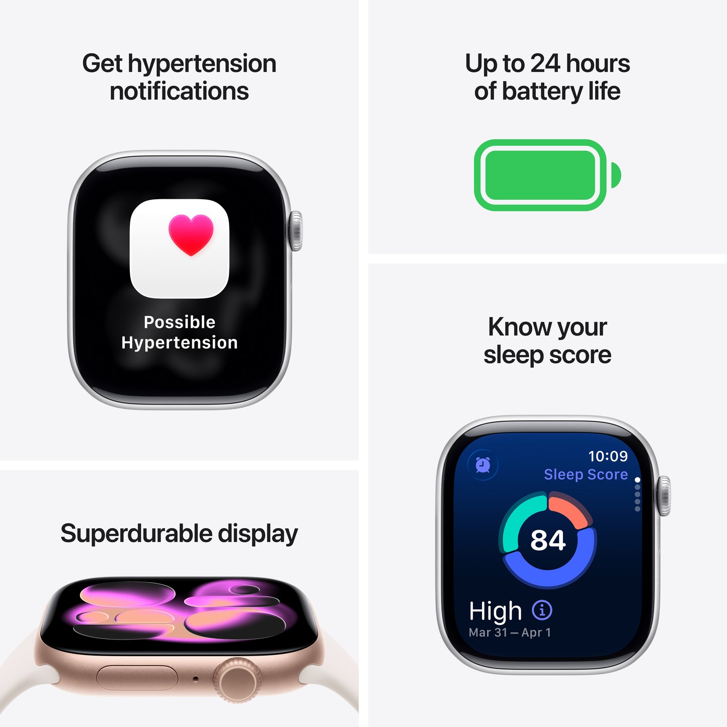 Apple Watch Series 11 GPS + Cellular 42mm Gold Titanium Case with Light Blush Sport Band - M/L