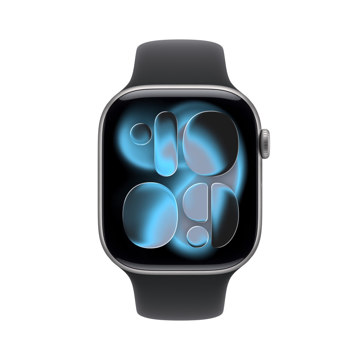 Apple Watch Series 11 GPS + Cellular 42mm Space Grey Aluminium Case with Black Sport Band - S/M