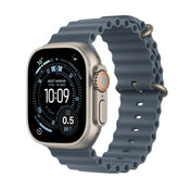 Apple Watch Ultra 3 GPS + Cellular 49mm Natural Titanium Case with Anchor Blue Ocean Band