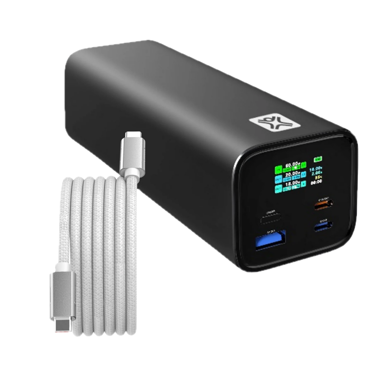 X-Power Max 27000mAh Power Βank & X-Magnet USB-C to USB-C Cable - Bundle