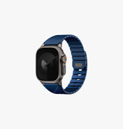 Uniq Fluo Magnetic Strap With Connector Bundle 49-40mm - Marine Blue