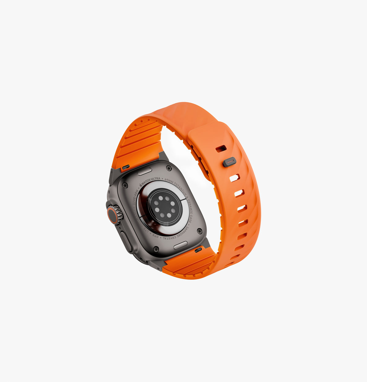 Uniq Fluo Magnetic Strap With Connector Bundle 49-40mm - Volt Orange