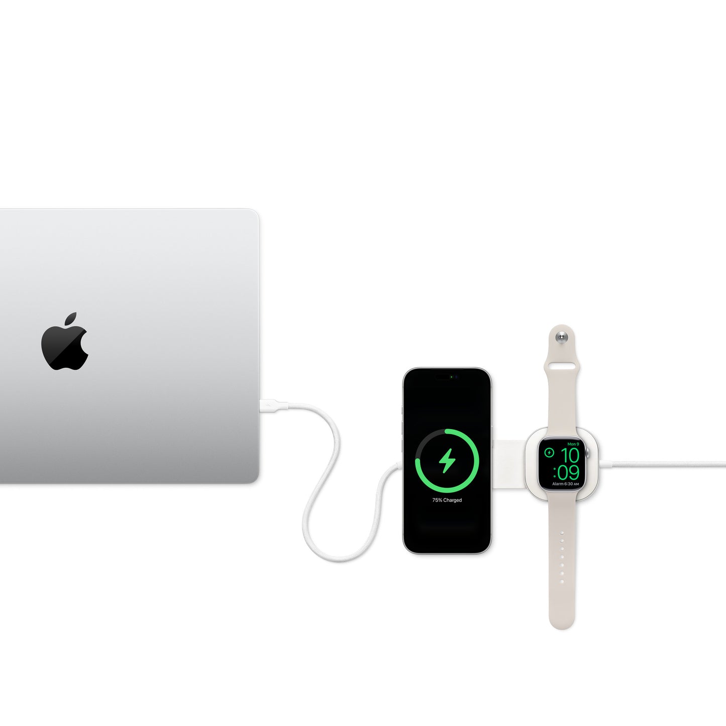 Zens Charging Cable USB C-C Pro 3 White