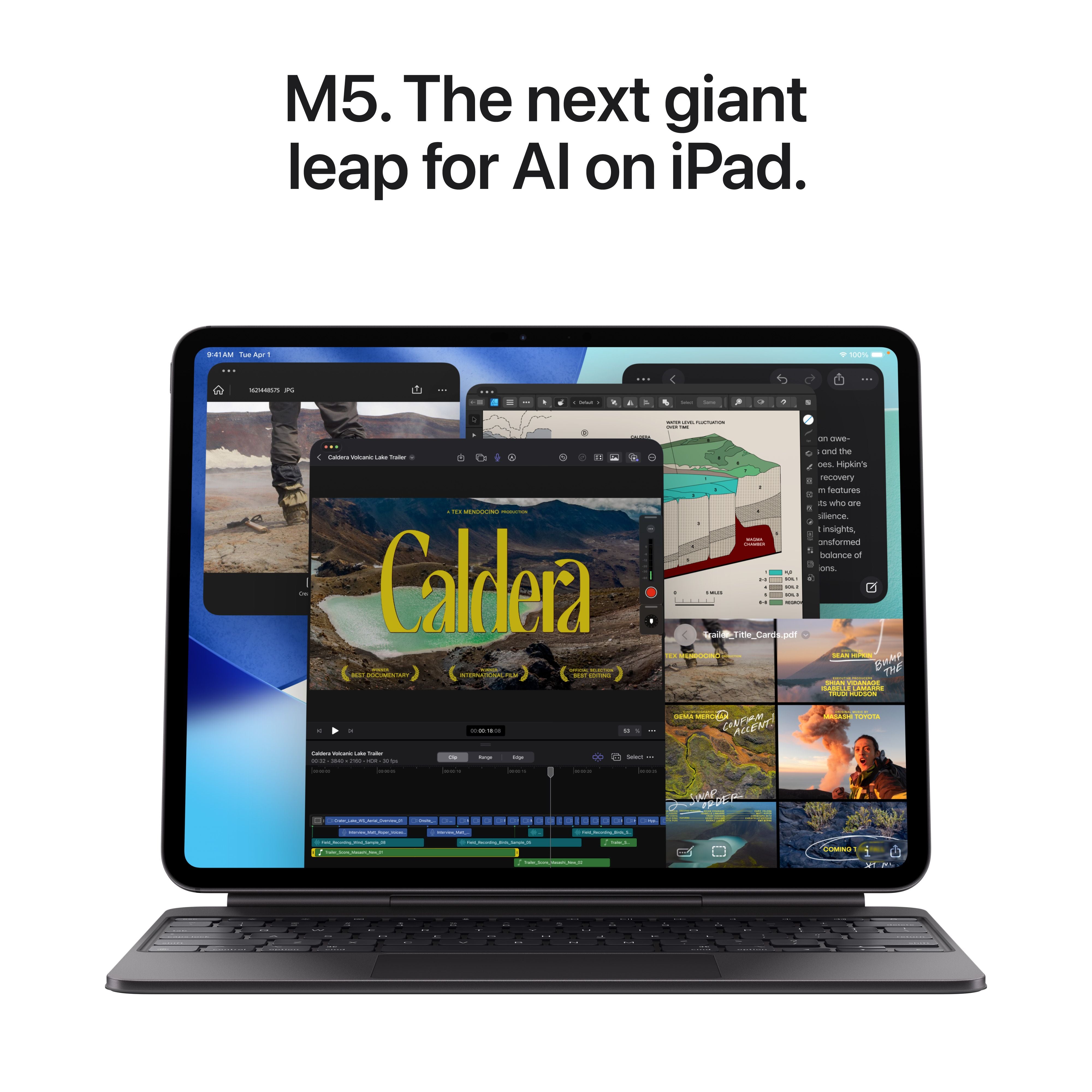 13-inch iPad Pro Wi-Fi 1TB Standard Glass - Space Black (M5)