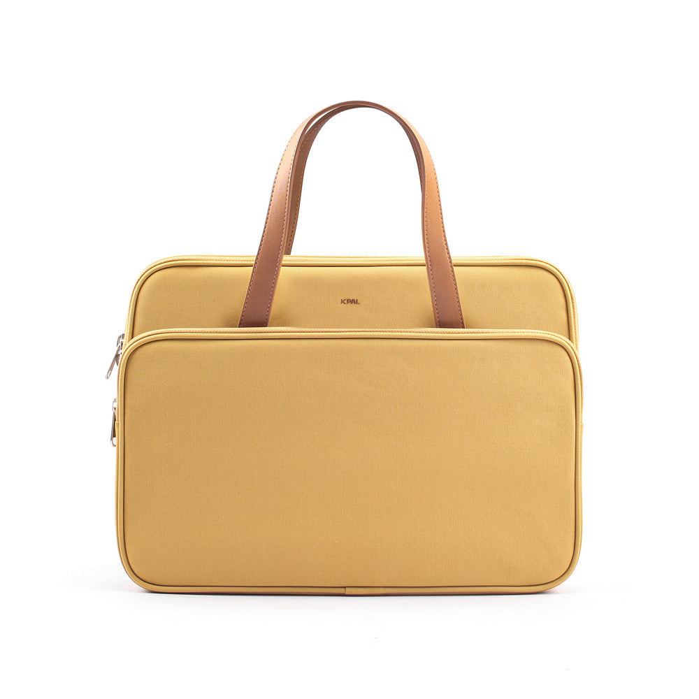 JCPal Milan Briefcase, 13"/14" Sand