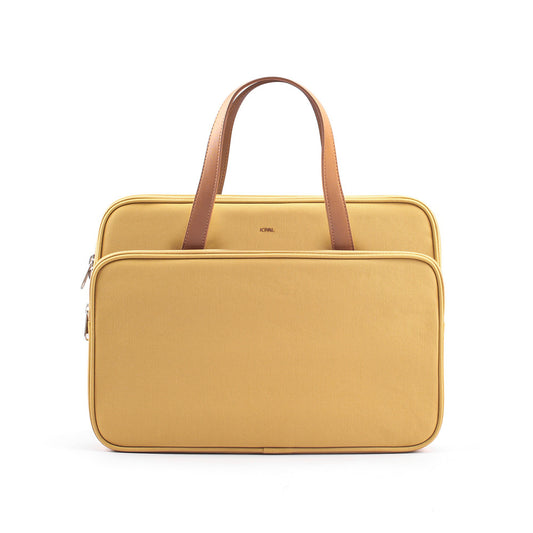 JCPal Milan Briefcase, 13"/14" Sand