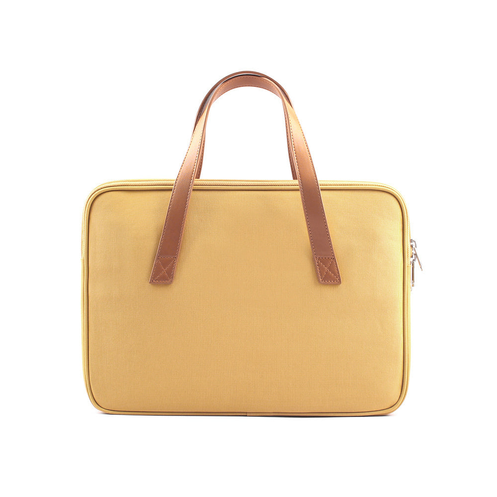JCPal Milan Briefcase, 13"/14" Sand
