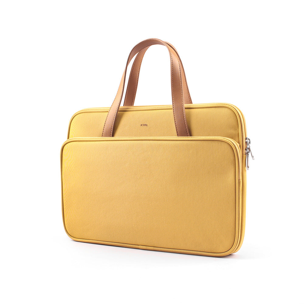 JCPal Milan Briefcase, 13"/14" Sand