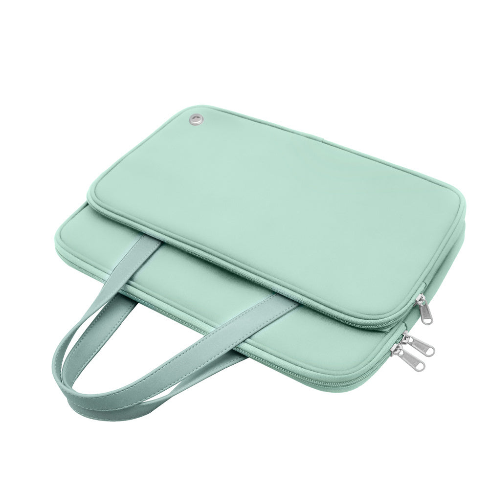 JCPal Milan Briefcase, 13"/14" Mint Green