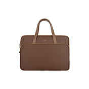 JCPal Milan Briefcase, 13"/14" Sepia Brown