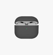 Uniq Lino Hybrid Liquid Silicone AirPods 4th Case - Ash Grey