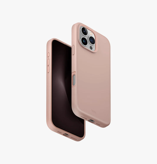 Uniq Lino Hue Magsafe For iPhone 16 Pro - Blush Pink