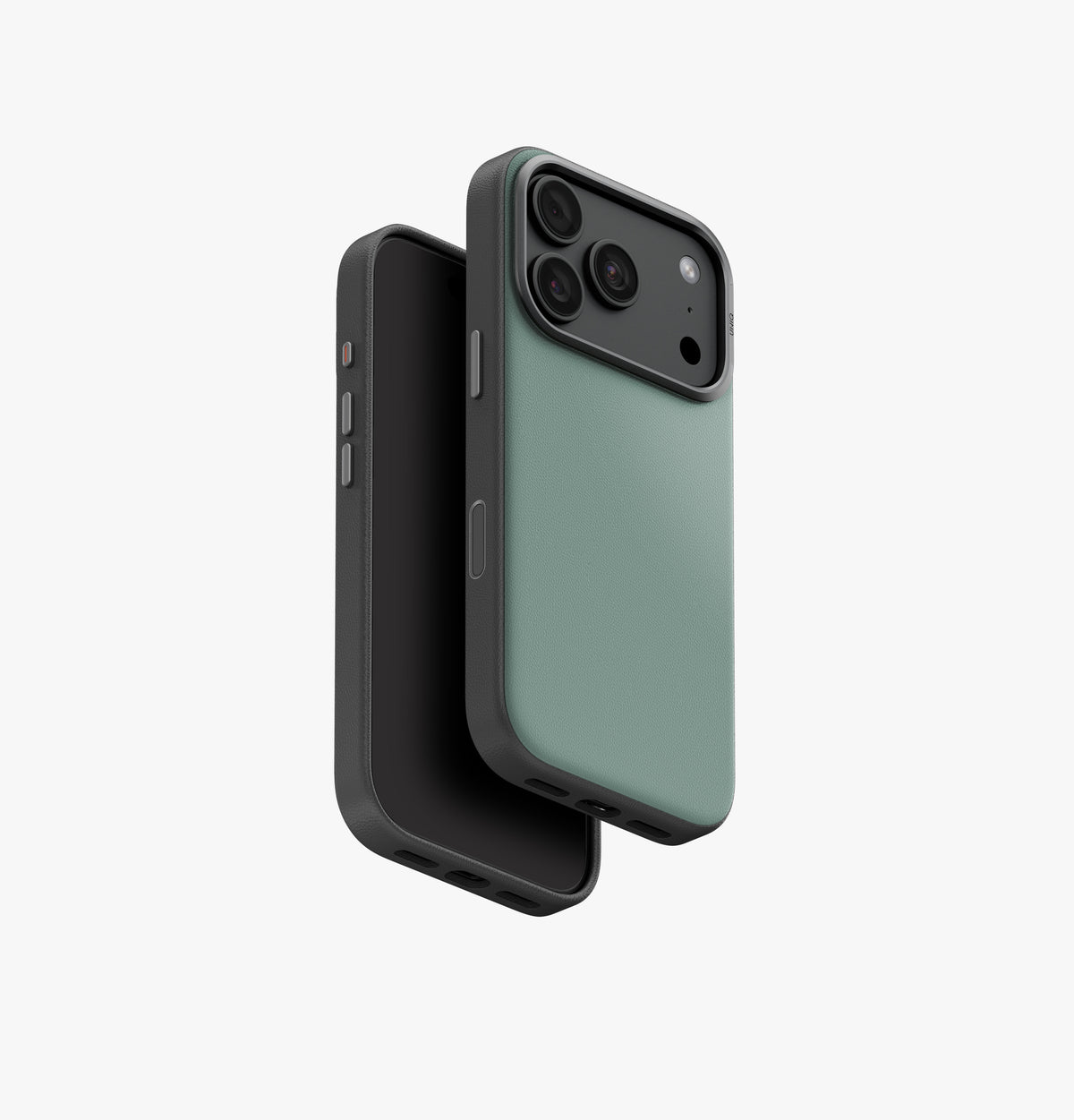 Uniq Lyden DS Vegan Leather iPhone 18 Pro Max Case - Sage Steel