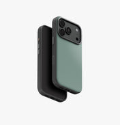 Uniq Lyden DS Vegan Leather iPhone 18 Pro Max Case - Sage Steel