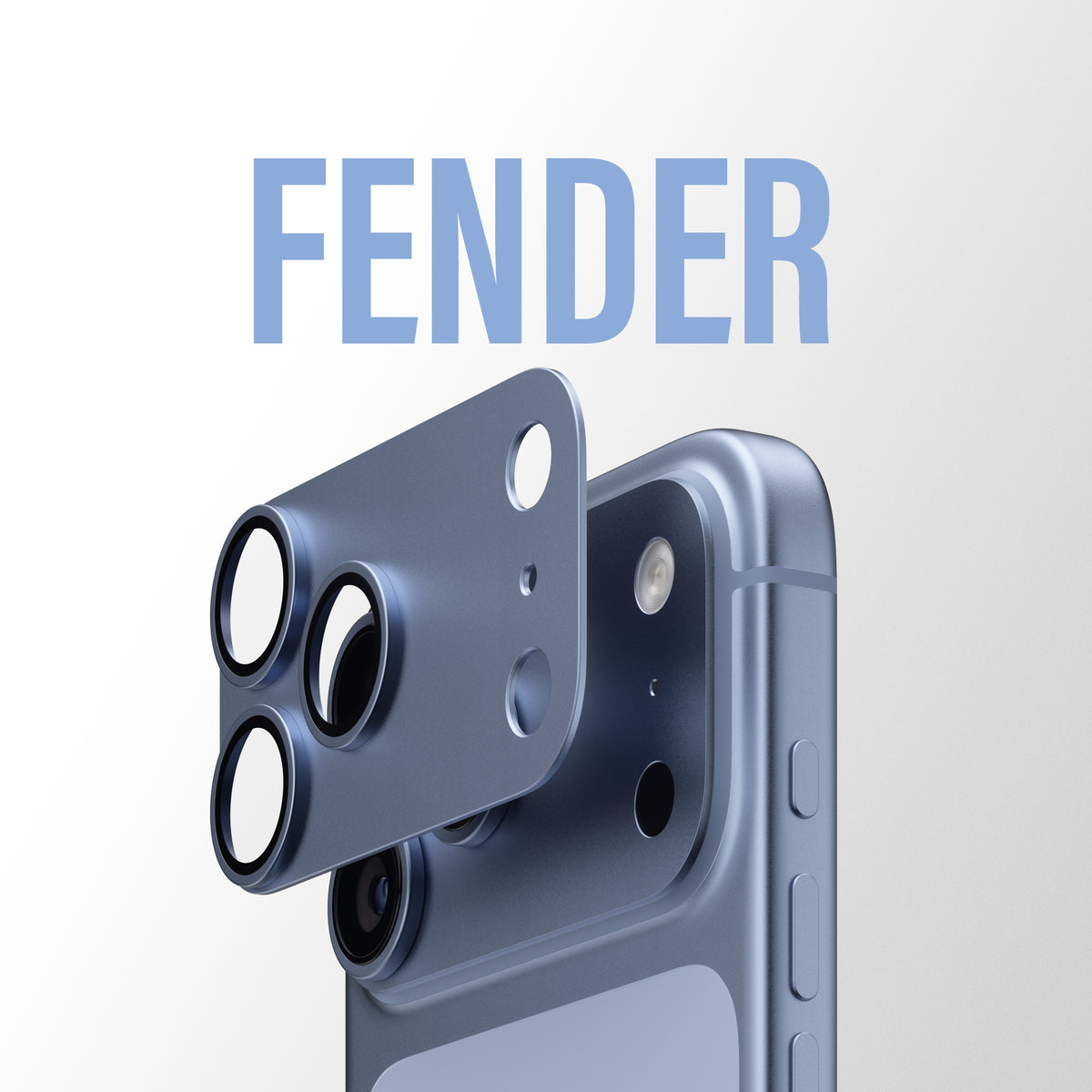 PanzerGlass® Fender Camera Protector Blue for iPhone 18 Pro Max