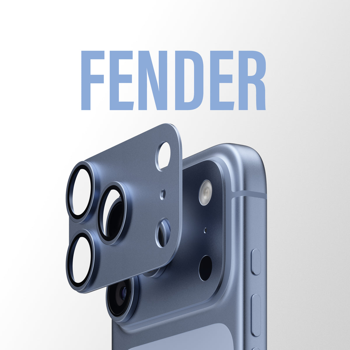 PanzerGlass Fender Camera Protector Blue for iPhone 18 Pro