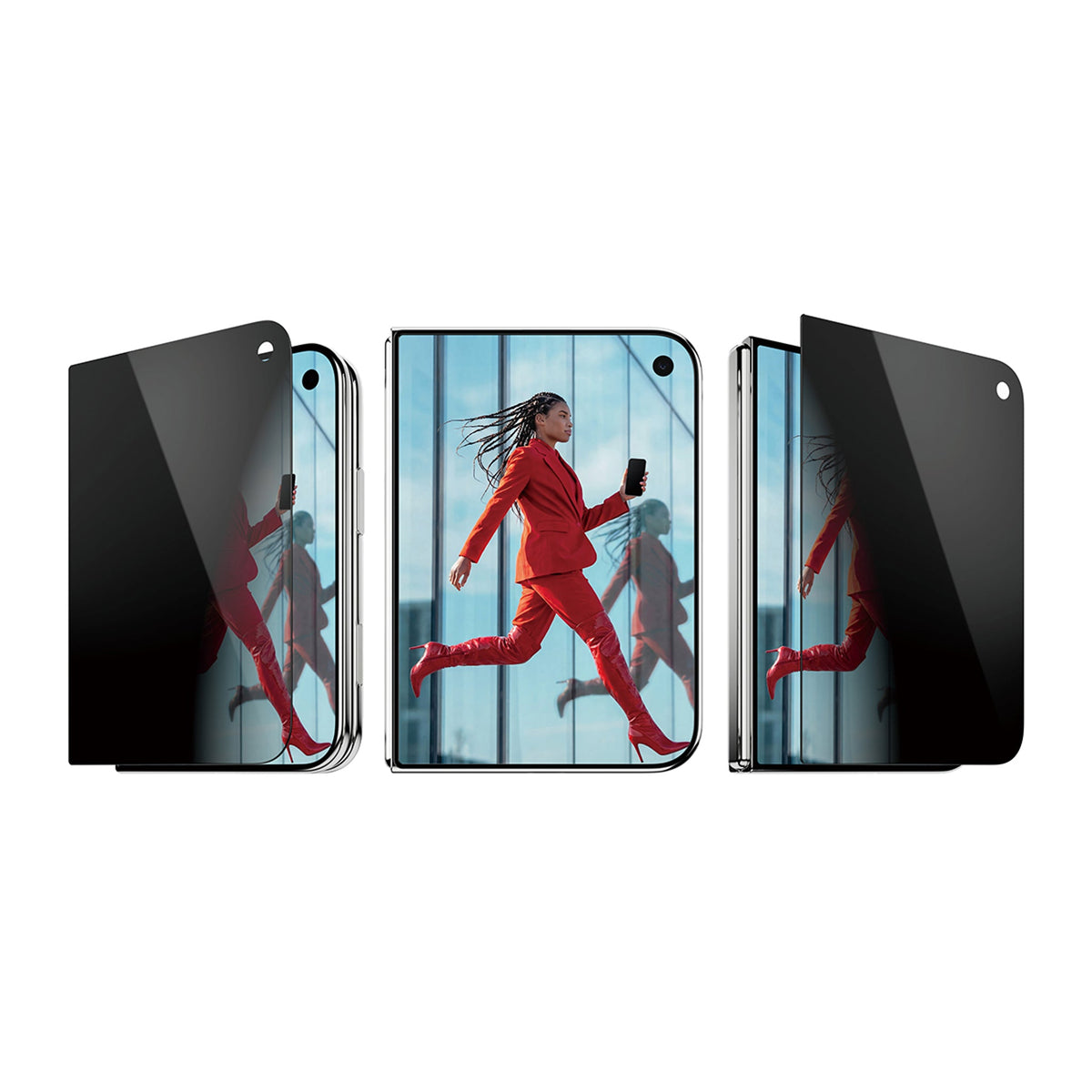 Panzerglass iPhone Duo UWF Privacy w. EasyAligner (sub-screen)