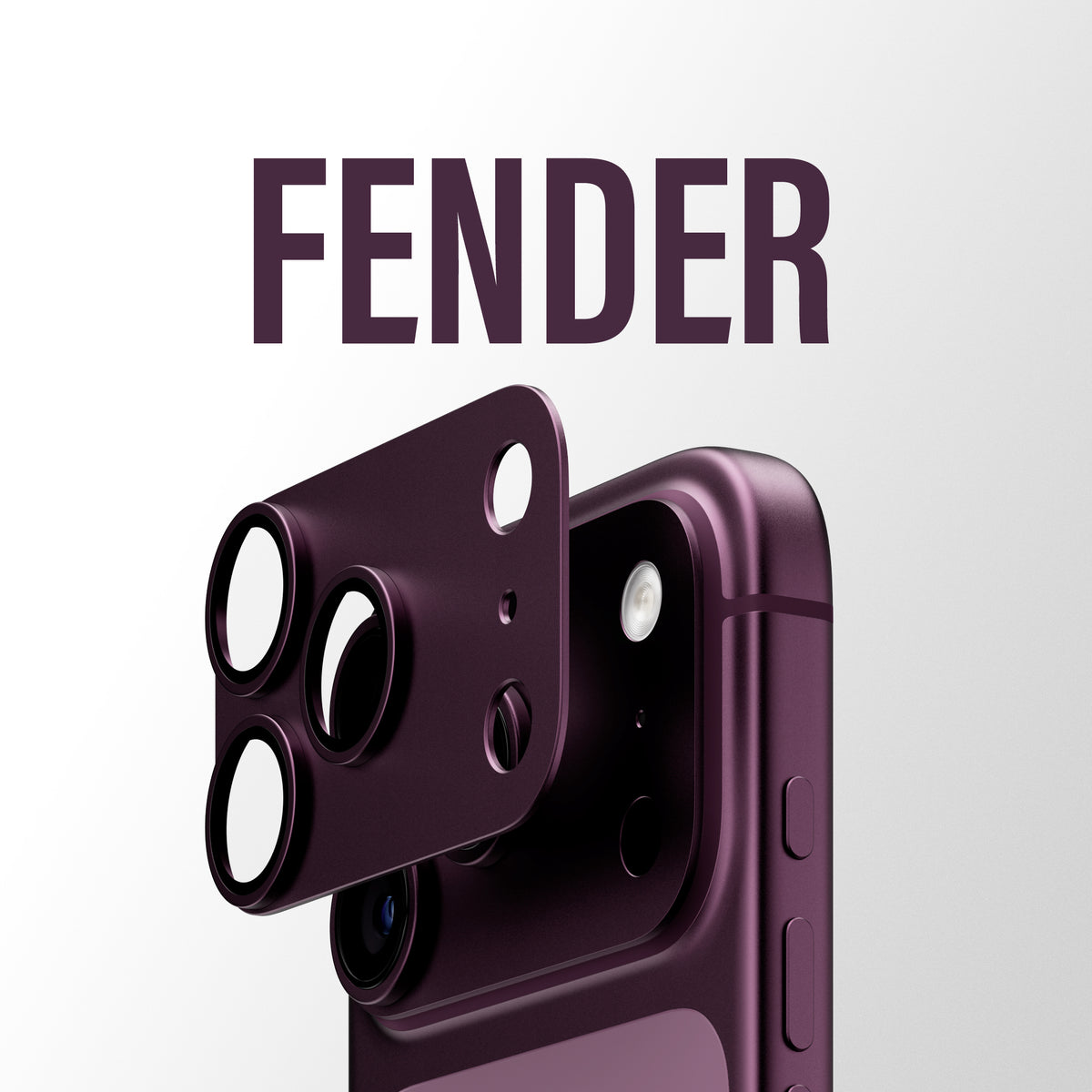 PanzerGlass Fender Camera Protector Purple for iPhone 18 Pro