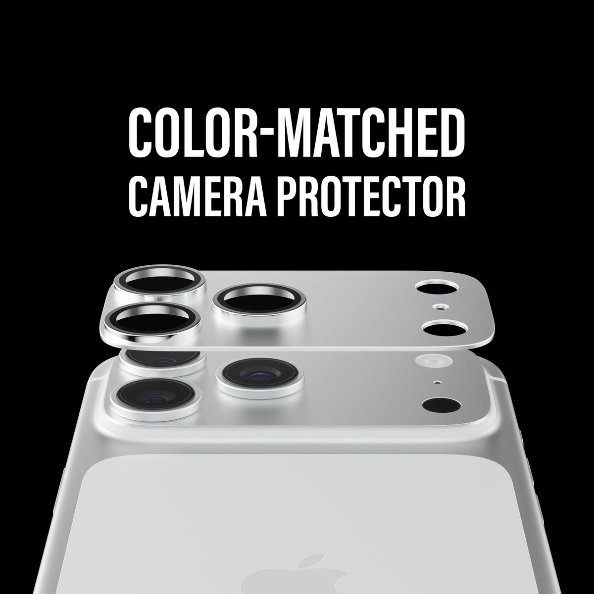 PanzerGlass Fender Camera Protector Silver for iPhone 18 Pro Max