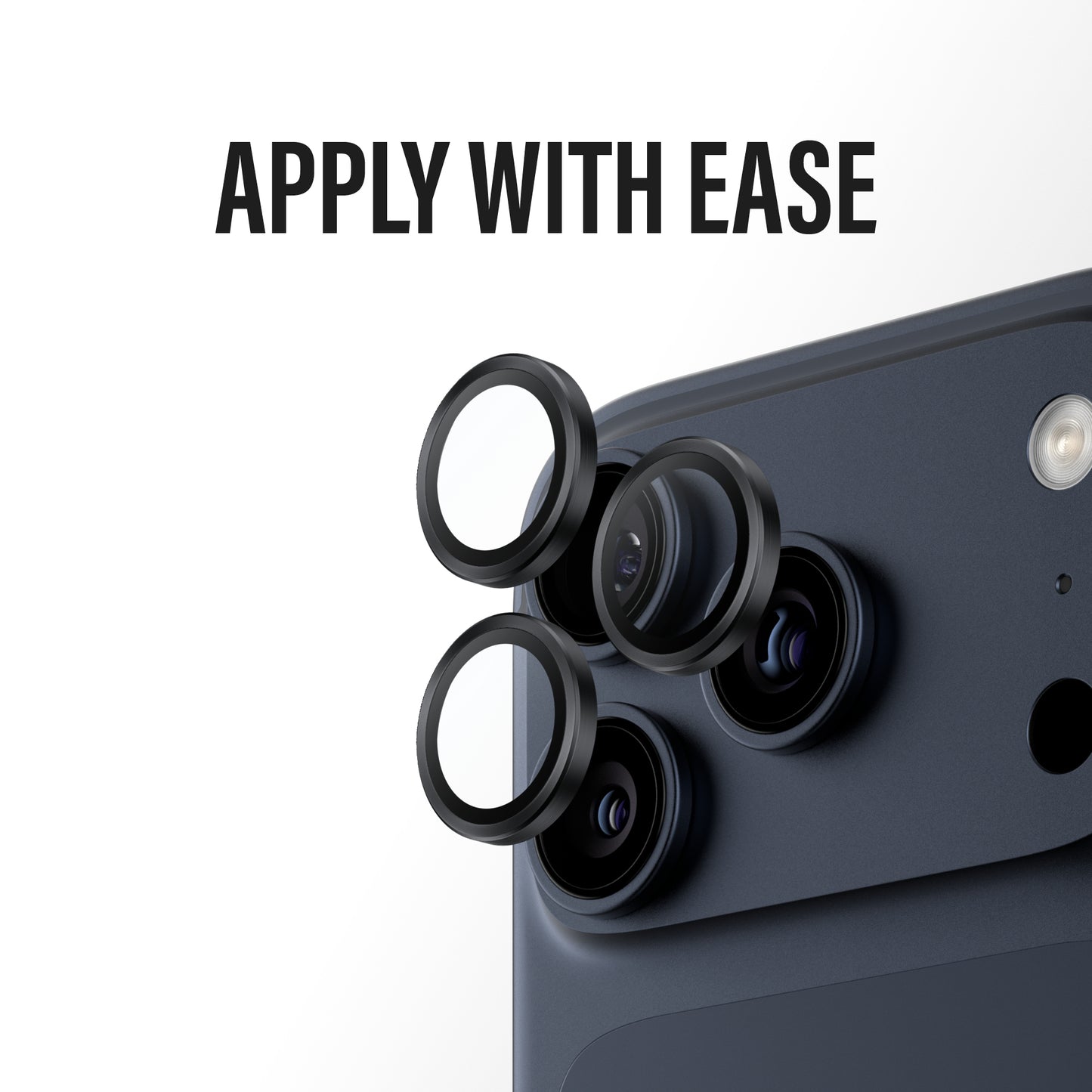 PanzerGlass Hoops Black Camera Lens Protector iPhone 17 Pro | iPhone 17 Pro Max