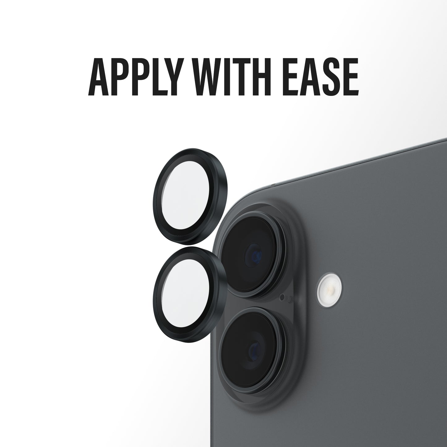 PanzerGlass Hoops Black Camera Lens Protector iPhone 17