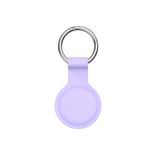 iStorm essentials - Silicone keyring for AirTag - Violet