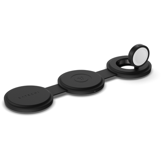 Satechi OntheGo 3-in-1 Wireless Charger - Black