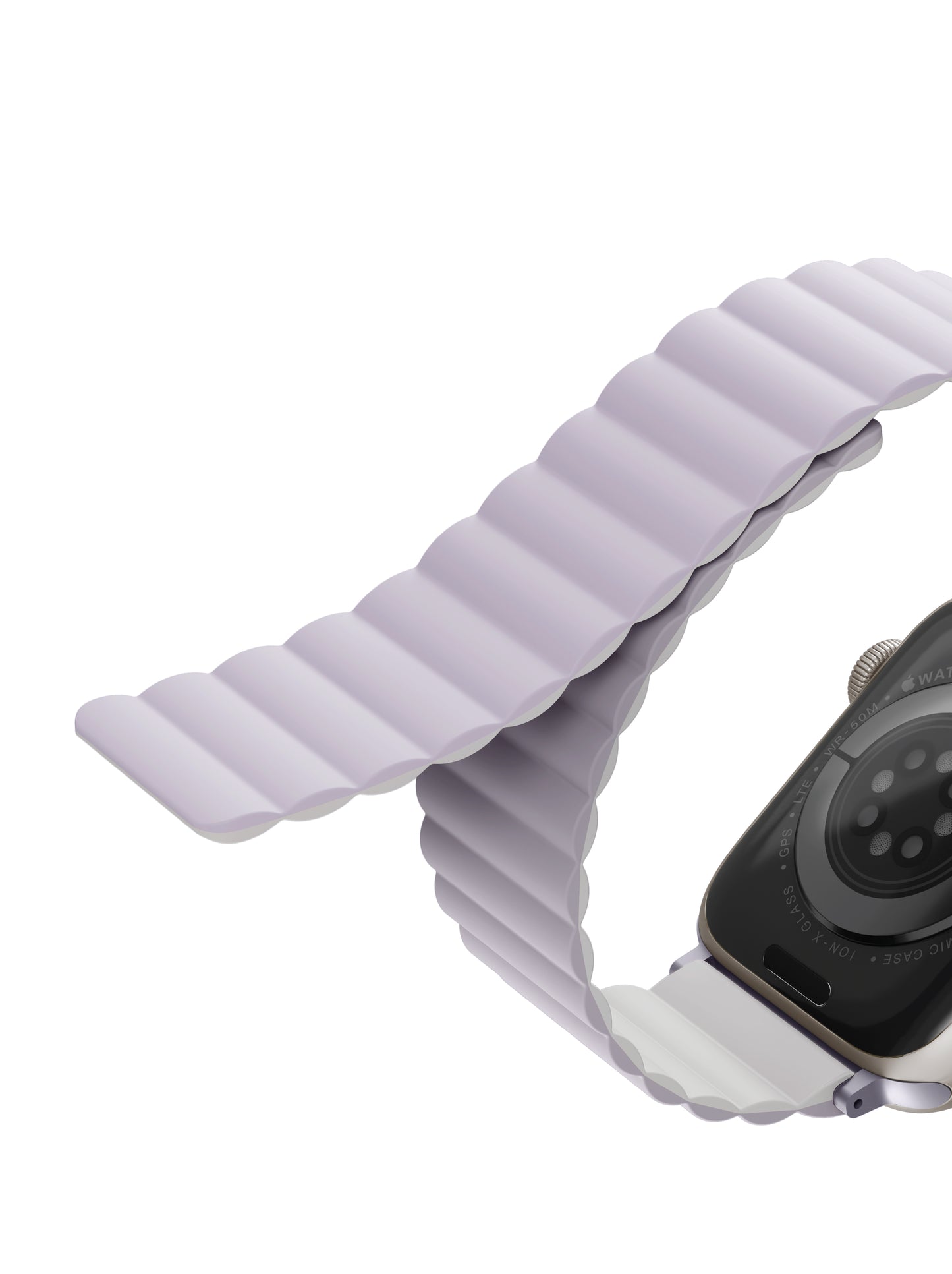 Uniq Revix Magn Sil Band 45-Lilac/White