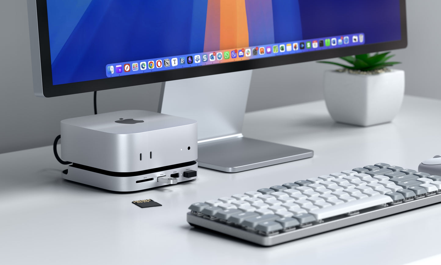 Satechi Mac Mini M4 Stand/Hub SSD Enclosure