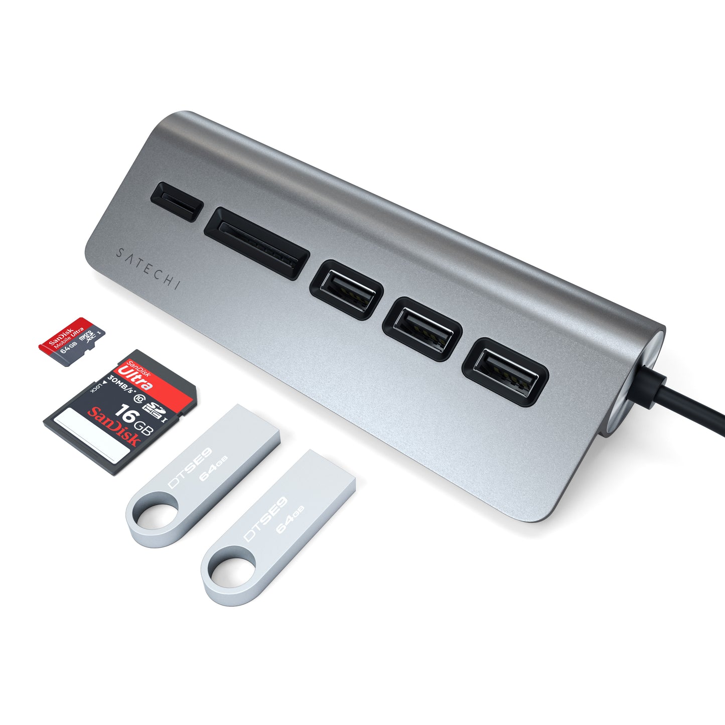 Satechi USB-C Hub - Space gray