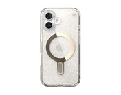 Speck Presidio Lux Glitter MagSafe iPhone 16 - Clear