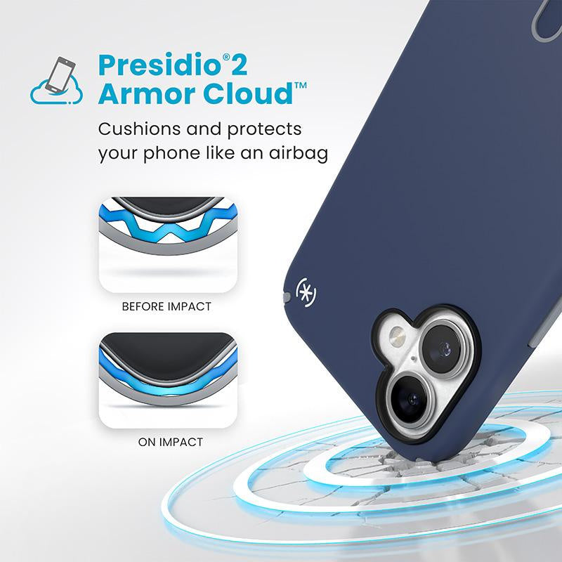Speck Presidio2 Pro for iPhone 16 Plus - Coastal Blue