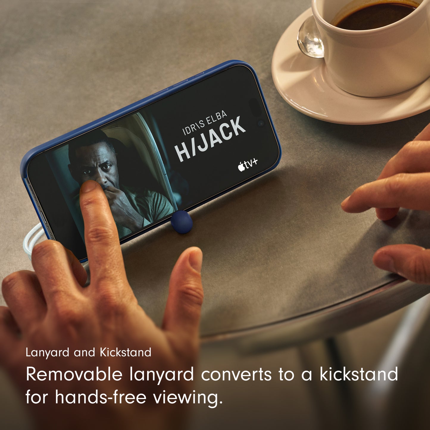 Beats iPhone 17 Pro Kickstand Case with MagSafe and Camera Control - Bedrock Blue