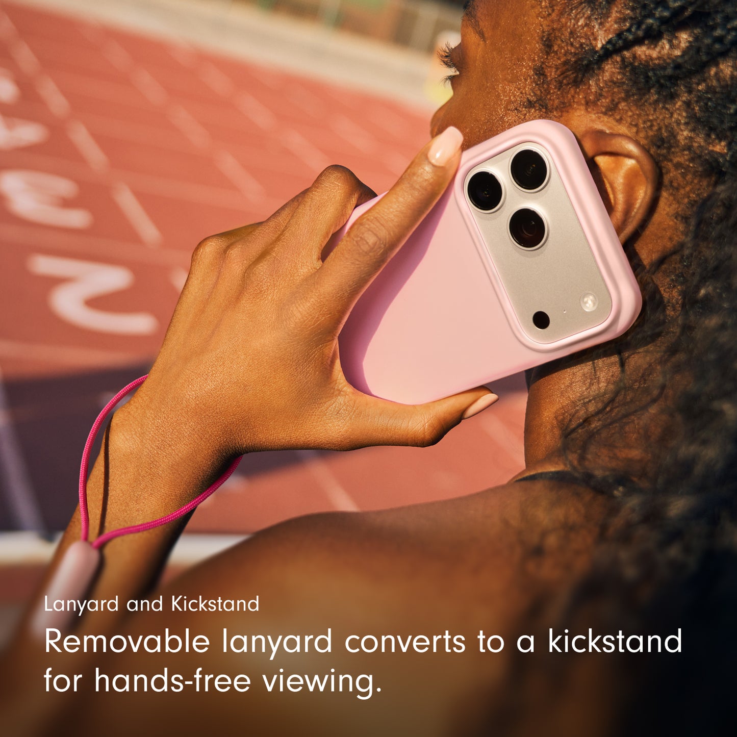 Beats iPhone 17 Pro Kickstand Case with MagSafe and Camera Control - Pebble Pink