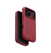 Uniq Lino iPhone 18 Pro Max Case - Cranberry Red