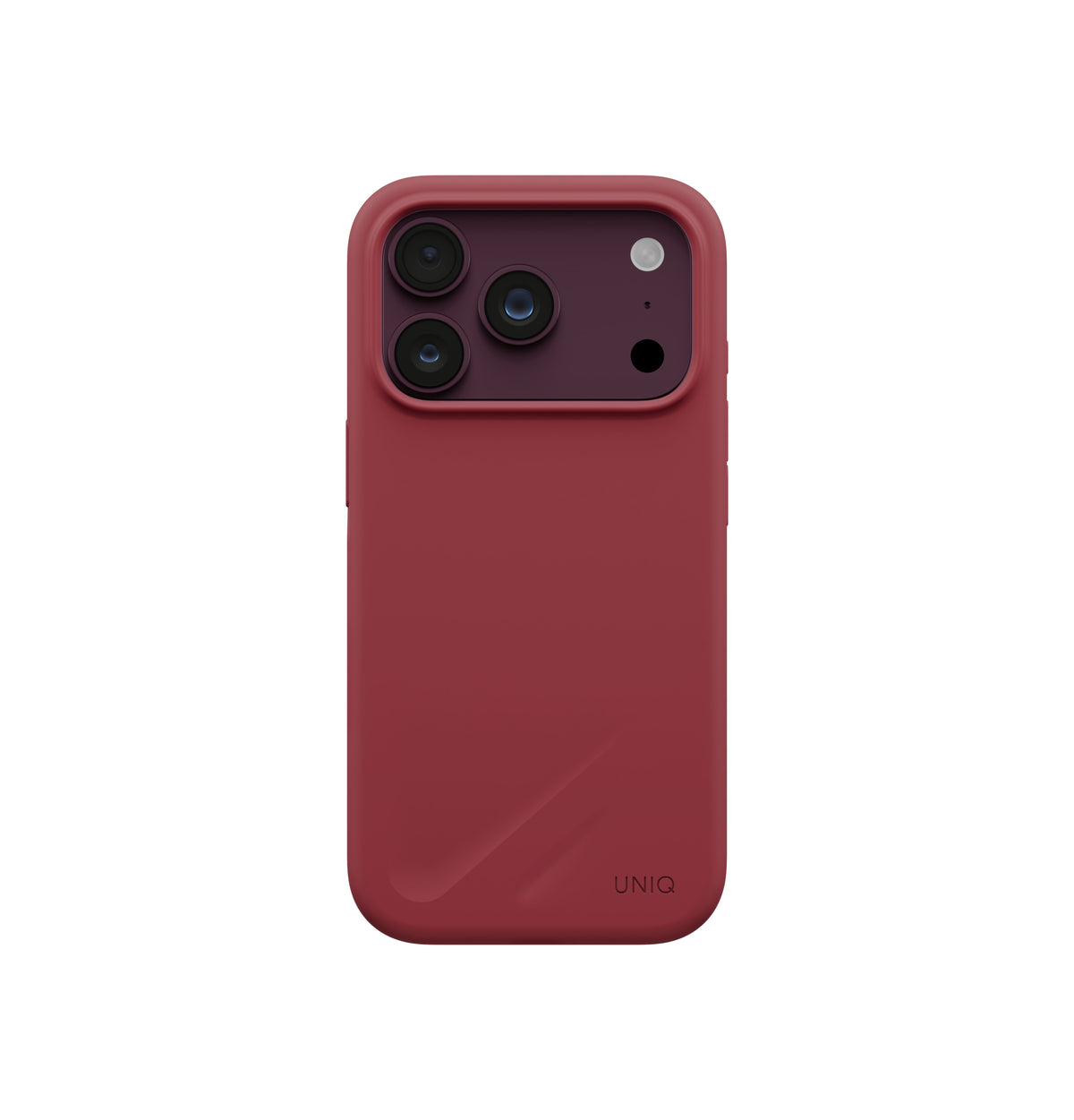 Uniq Lino iPhone 18 Pro Max Case - Cranberry Red