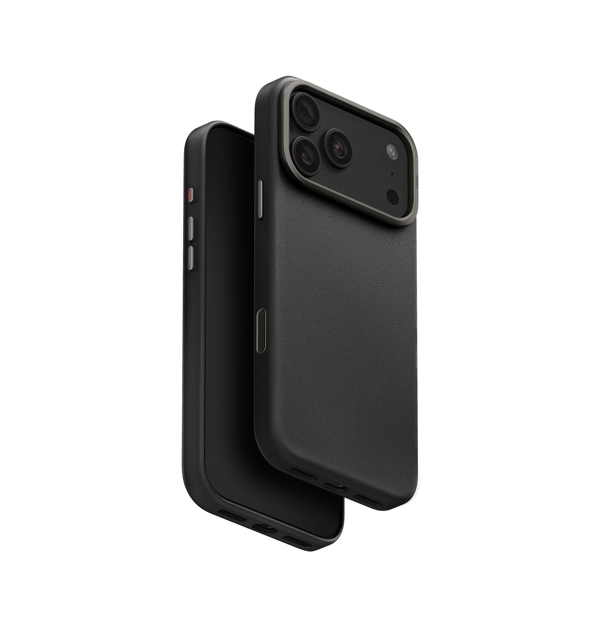 Uniq Lyden Vegan Leather iPhone 18 Pro Max Case - Dallas Black