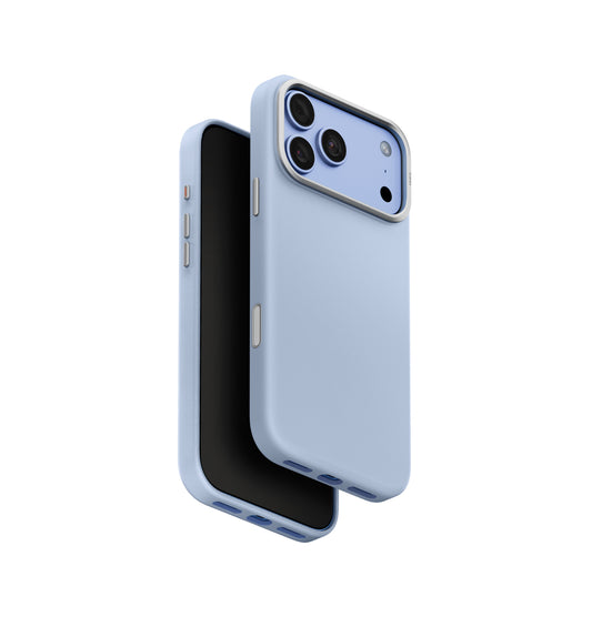 Uniq Lyden Vegan Leather iPhone 18 Pro Case - Frost Blue