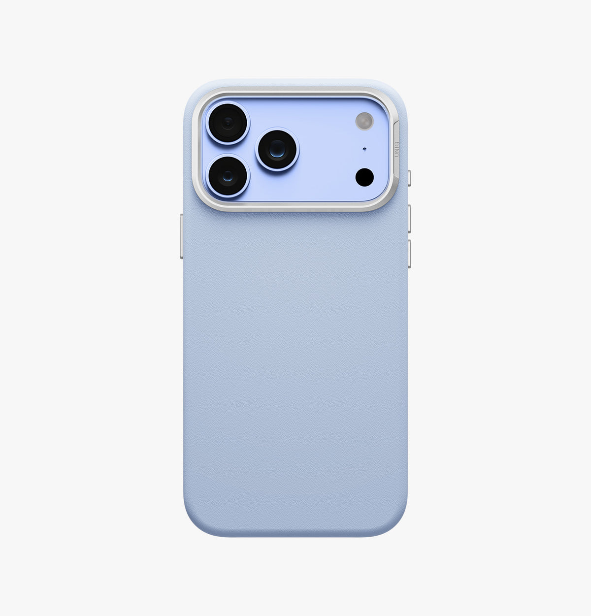 Uniq Lyden Vegan Leather iPhone 18 Pro Case - Frost Blue
