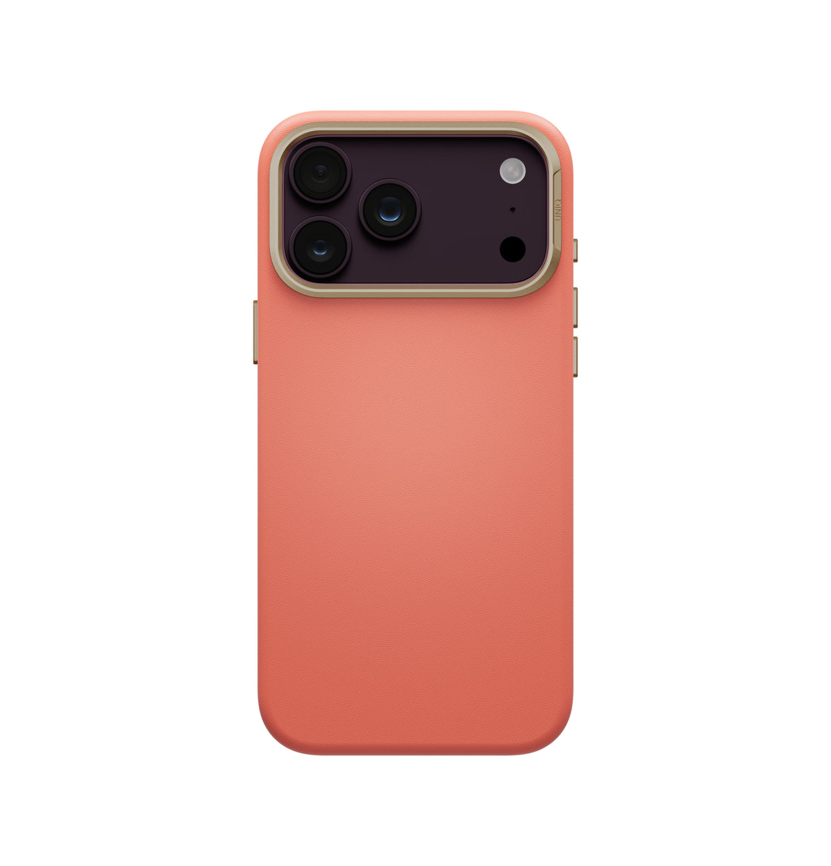 Uniq Lyden Vegan Leather iPhone 18 Pro Case - Terra Cotta