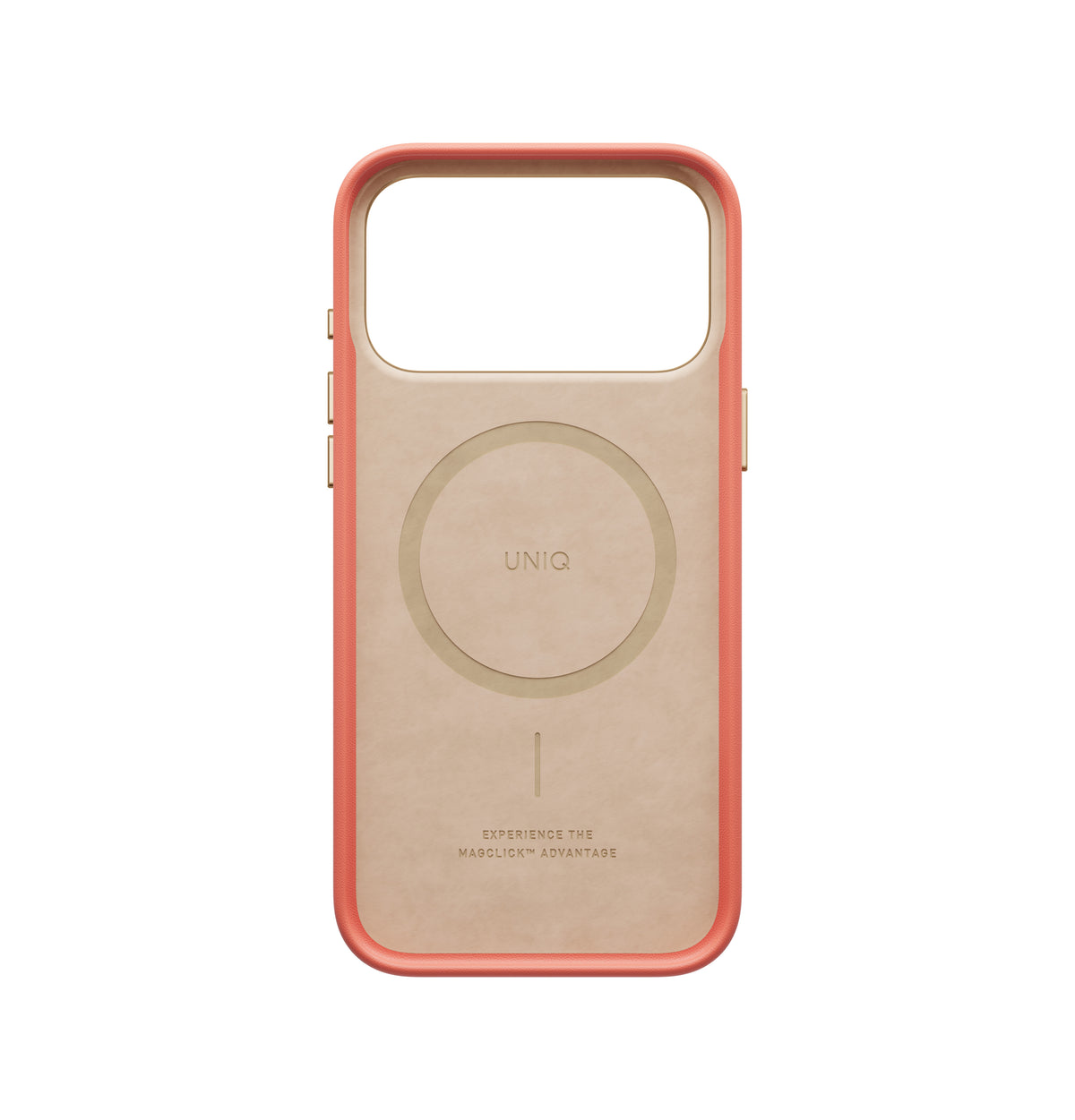 Uniq Lyden Vegan Leather iPhone 18 Pro Case - Terra Cotta