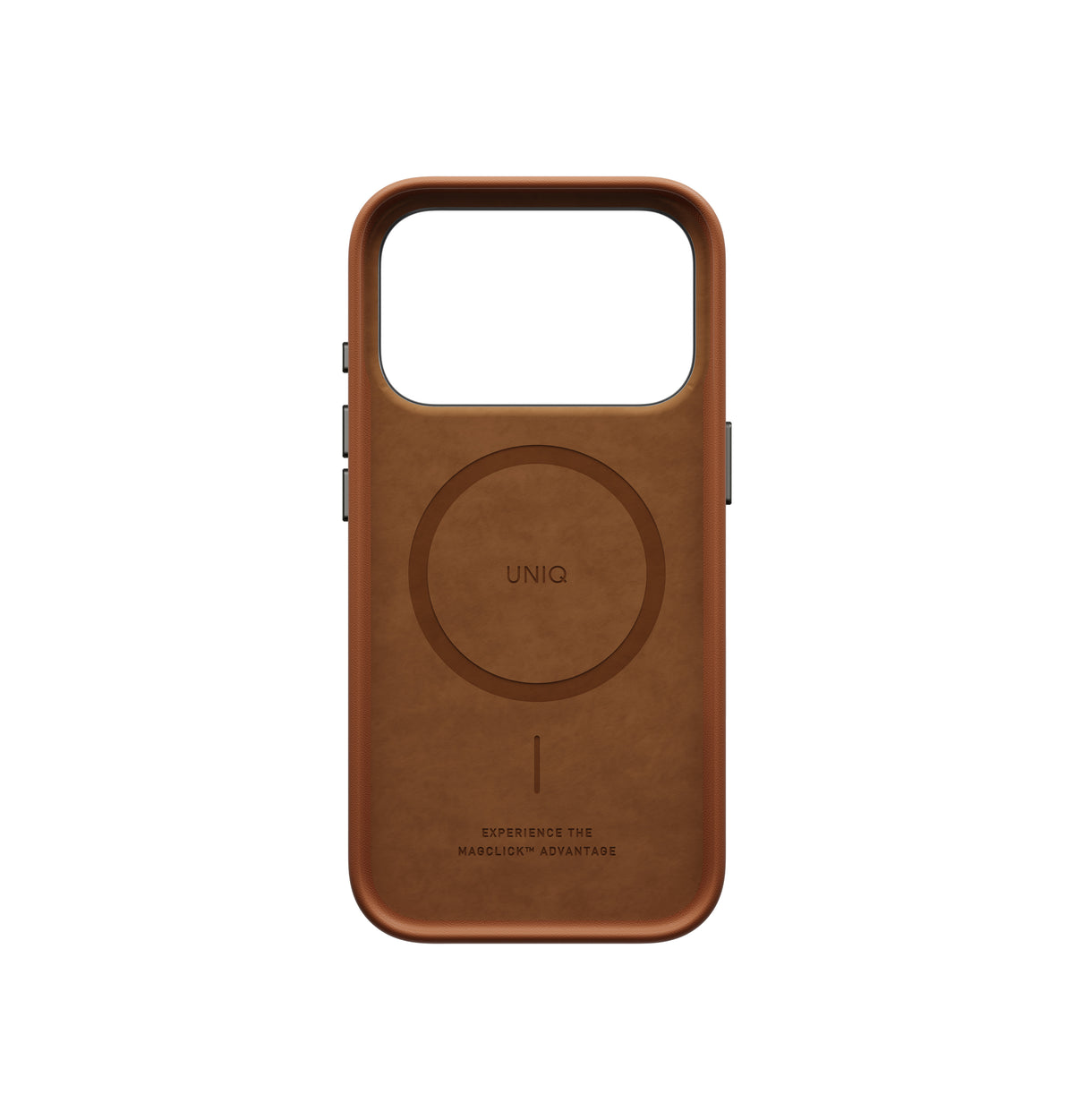 Uniq Lyden Vegan Leather iPhone 18 Pro Case - Caramel